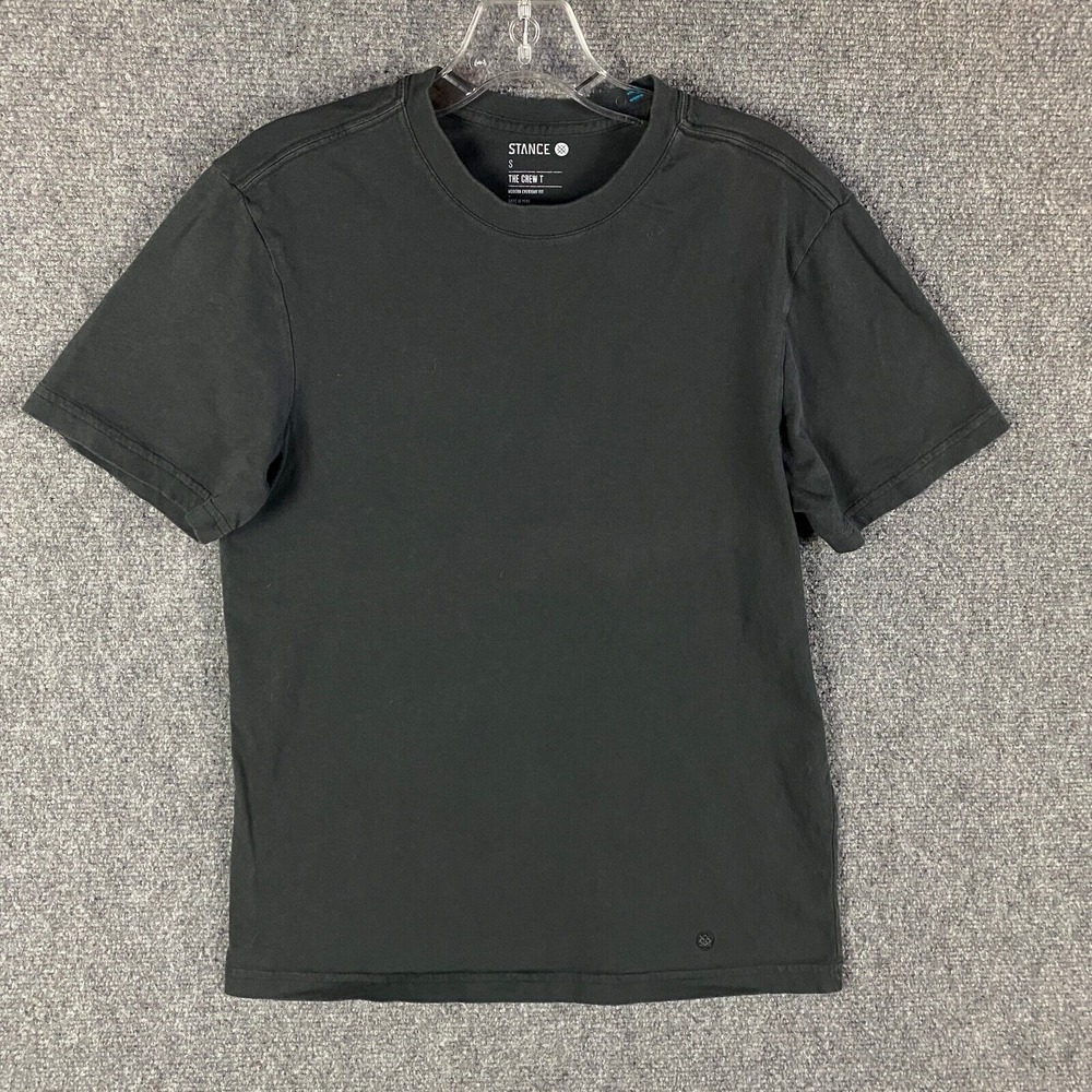 Stance Shirt Men's Small Gray‎ Short Sleeve Crew Neck Casual 100% Cotton